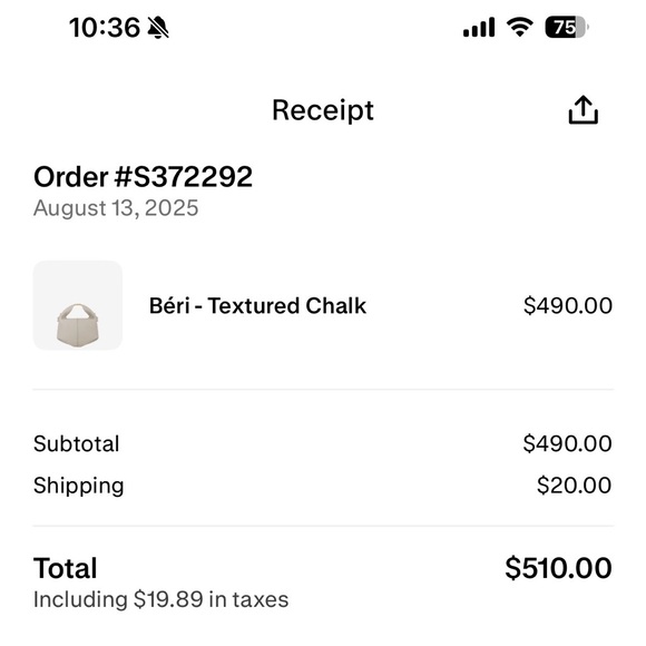 Polene Beri in Chalk - Picture 6 of 6